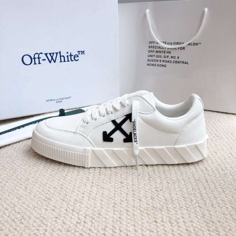 Tênis Off-White Vulcanized Low Canvas White - ENCOMENDA