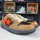 A Bathing Ape Bape SK8 Sta "Brown Orange" - Encomenda