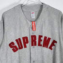 Camiseta Supreme Ultrasuede Mesh Baseball Cinza - ENCOMENDA