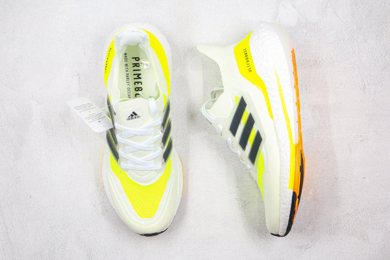 Adidas Ultraboost 21 Solar Yellow White - Encomenda