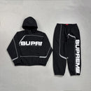 Conjunto Supreme S Paneled Track Preto - Encomenda