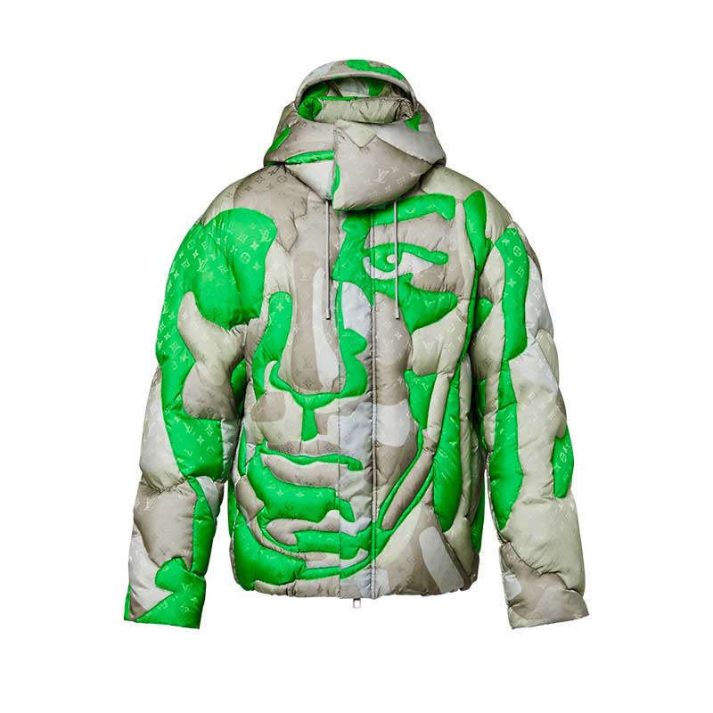 Jaqueta Louis Vuitton Patchworked Portrait Puffer - Encomenda