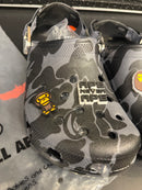 Crocs BAPE Classic Black - Pronta Entrega