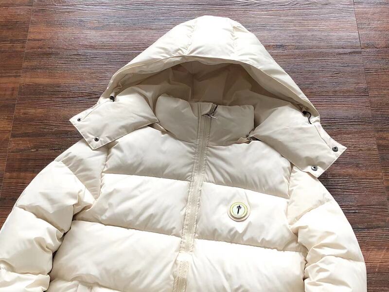 Jaqueta Puffer Trapstar Irongate Hooded Cream - Encomenda