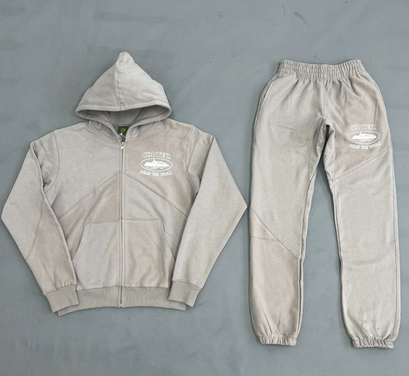 Conjunto Corteiz Superior V2 Grey - Encomenda