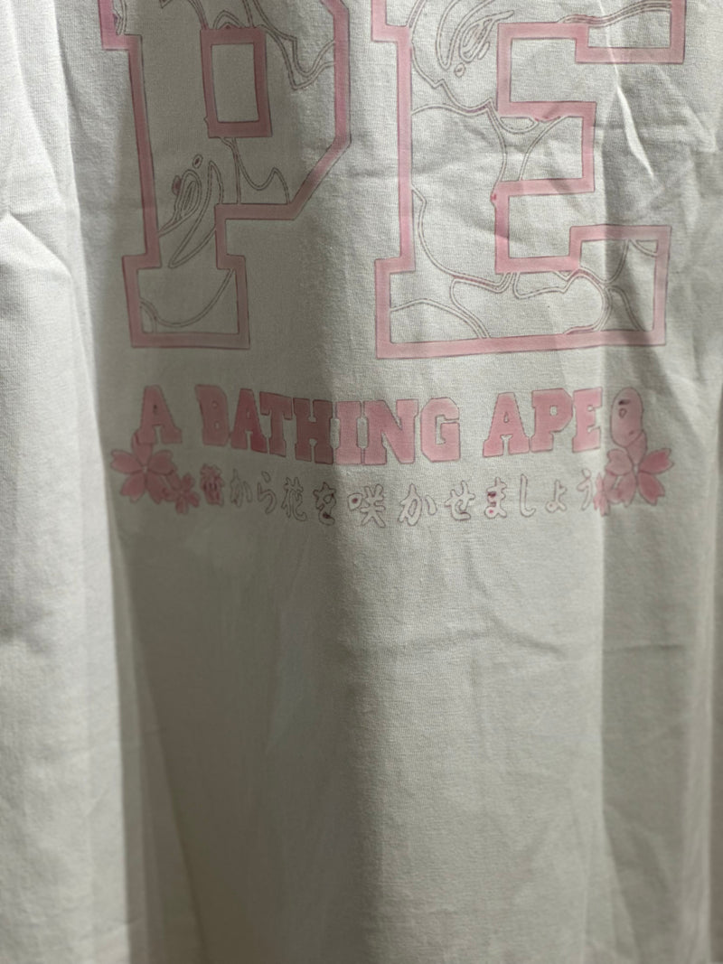 Camiseta BAPE A Bathing Ape Branca - Pronta Entregar