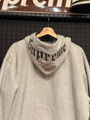 Jaqueta Supreme Chicago White Sox Zip Up Hooded Sweatshirt 'Ash Grey' - Pronta Entrega