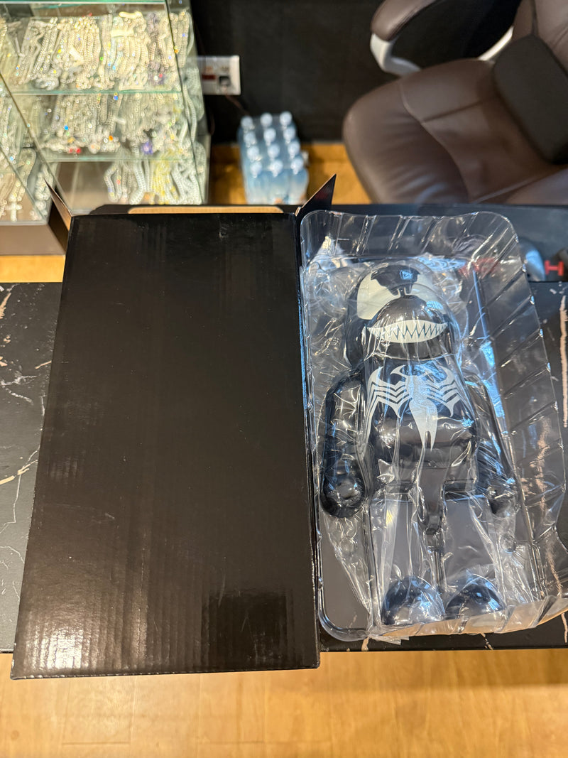 Bearbrick Venom 400% Medicom Toy Boneco Colecionável 28cm - Pronta Entrega