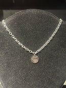 Corrente Cartier Prata Pingente Circular “Love Today Fantastic NY 520” 45 CM - Pronta Entrega