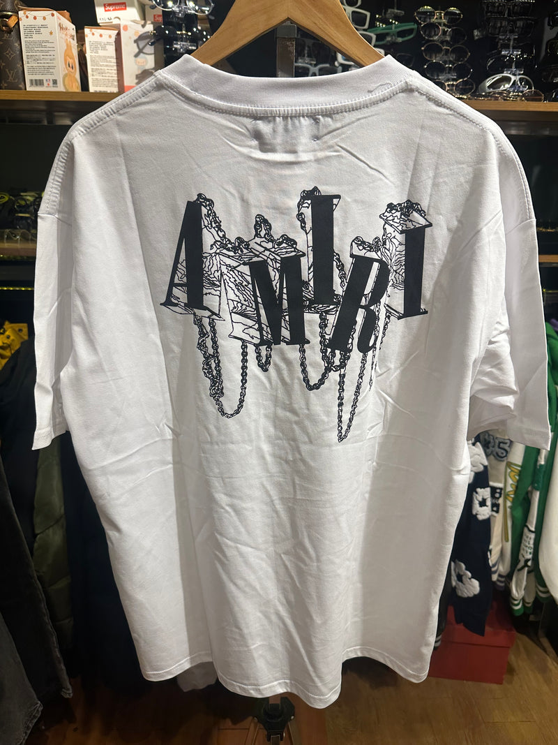 Camiseta Amiri Branca - Pronta Entrega