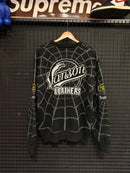 Suéter Supreme x Vanson Leathers x Marvel Spider-Man intarsia-knit - Pronta Entrega