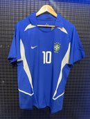 Camisa Retrô Nike Seleção Brasileira Copa Do Mundo 2002