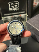 Relógio Tag Heuer Preto com Prata - Pronta Entrega