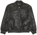 Supreme Gem Studded Leather Jacket Black SS24