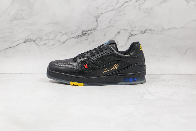 Louis Vuitton Trainer Black Signature - Encomenda