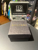 Relógio Bvlgari Black Ponteiros Dourados Fundo Black - Pronta Entrega