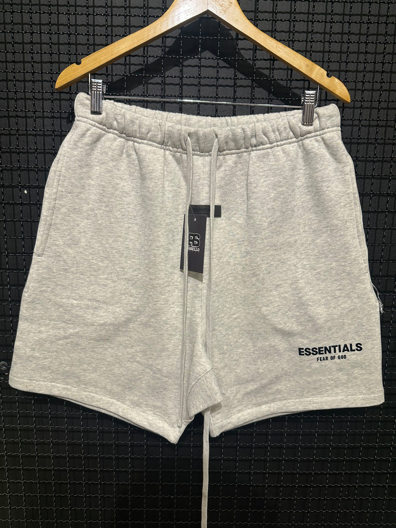 Short Essentials Fear Of God Cinza Claro - Pronta Entrega