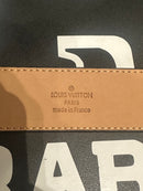 Cinto Louis Vuitton Initiales Damier Azur Logo Black/Gold 125 CM  - Pronta Entrega