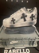 Tênis Nike Air Force 1 Low Chrome Hearts “Special Box”  - Pronta Entrega