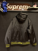 Jaqueta Supreme x Mitchell & Ness Lined Hooded Satin Varsity Jacket - Pronta Entrega