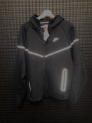 Jaqueta Nike Tech Fleece Refletivo Preto - Pronta Entrega