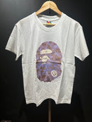 Camiseta BAPE Big Ape Head Tee Branca - Pronta Entregar