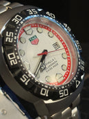 Relógio TAG Heuer Formula 1 Solargraph Fundo White - Pronta Entrega