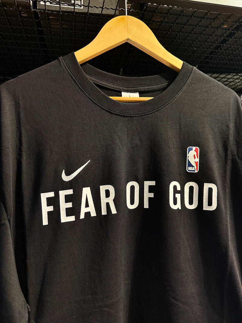 Camiseta Essentials Fear Of God X NBA Preta - Pronta Entrega