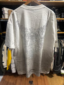 Camiseta Chrome Hearts Branca/Cinza Logo Brilhante - Pronta Entregar