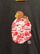 Camiseta BAPE Baby Milo Big Head Ape Pink - Pronta Entrega
