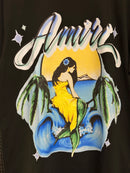 Camiseta Amiri Sereia Black - Pronta Entrega