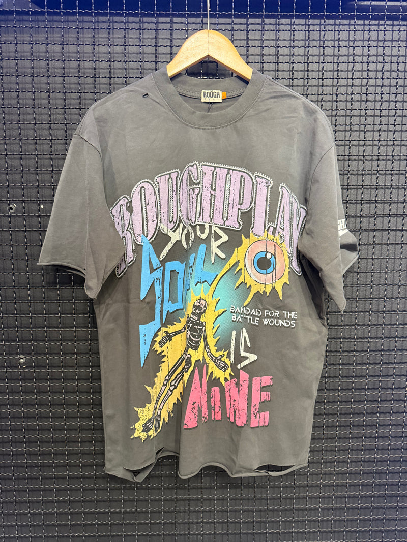Camiseta Rough Play Shock Skull - Pronta Entrega