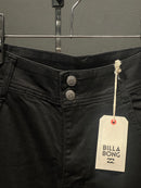 Calça Billabong Jeans Preta - Pronta Entrega