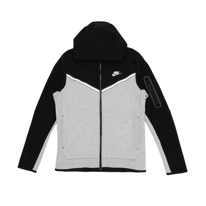 Jaqueta Nike Tech Fleece Preta e Cinza - Encomenda