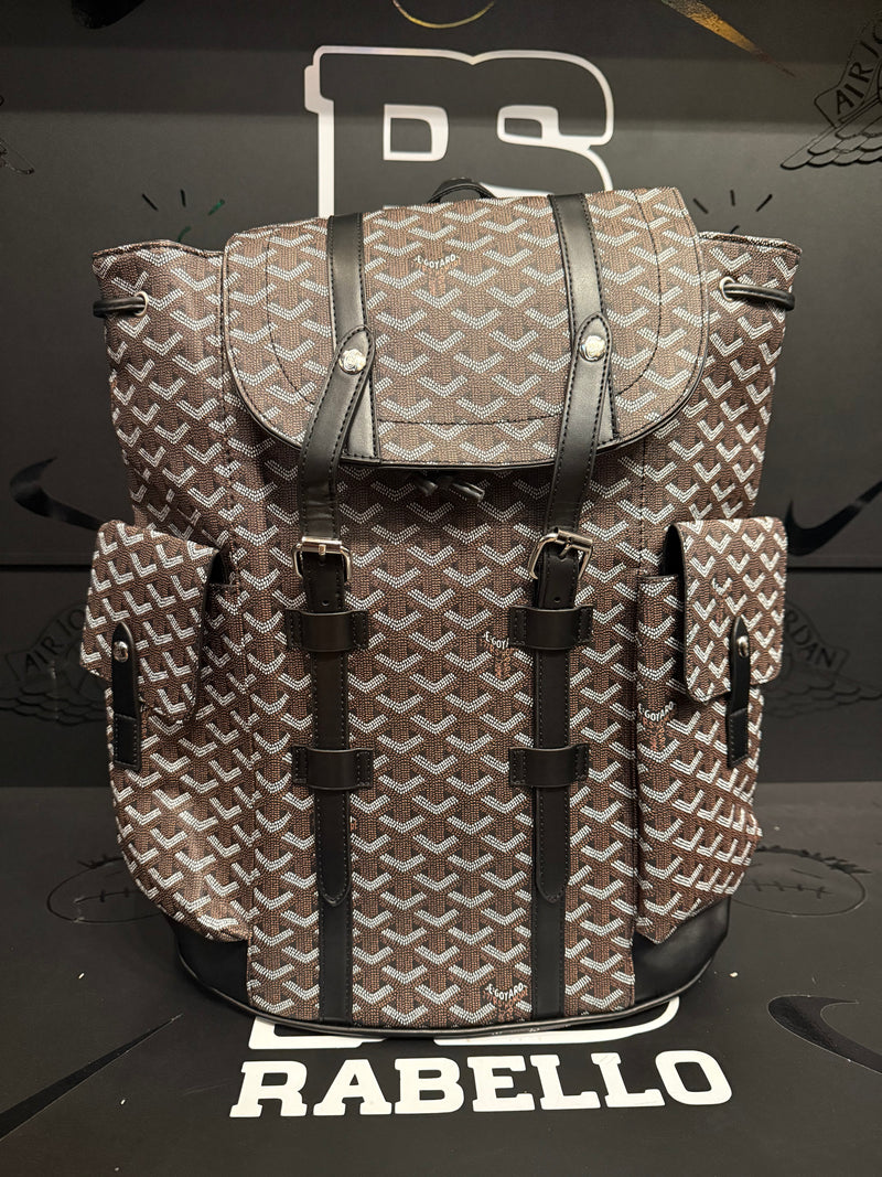 Mochila Goyard Alpin Brown - Pronta Entrega