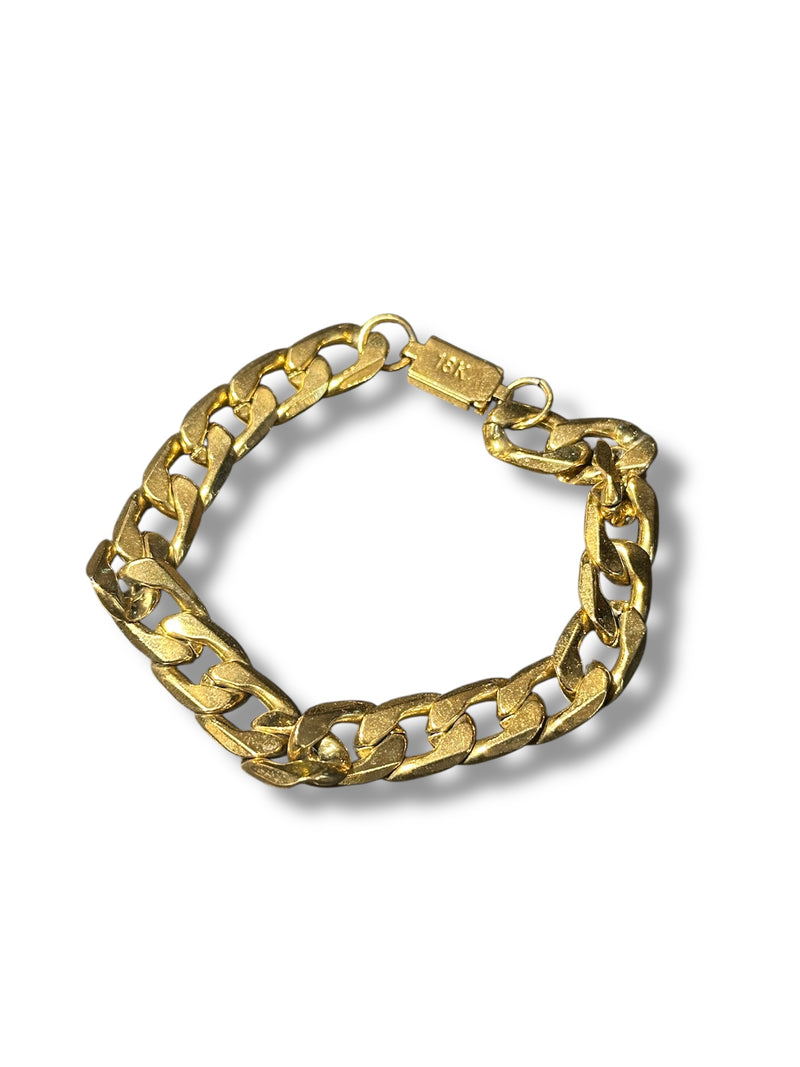 Pulseira Groumet Dourada 20 CM - Pronta Entrega