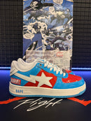 Tênis A Bathing Ape x Marvel Bapesta 'Captain America' - Pronta Entrega