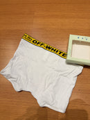 Cueca Off-White Branca Boxer - Pronta Entrega