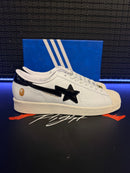 Tênis Adidas Superstar Vintage x Bape Black White - Pronta Entrega