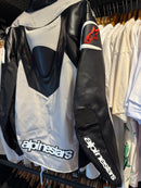 Jaqueta Alpinestars Advance Preta Branca - Pronta Entrega