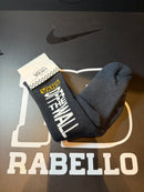 Meia Vans Cano Alto Preto - Pronta Entrega