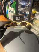 Óculos Oakley Eye Jacket Piet Bege Lente Dourada - Pronta Entrega