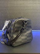 Bolsa Air Jordan Monogram Duffle Bag High Logo Black Grey - Pronta Entrega