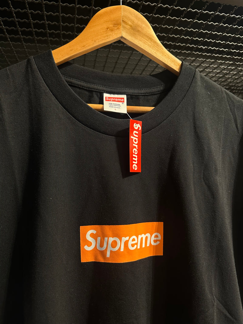 Camiseta SUPREME ‘San Francisco Box Logo Preto - Pronta Entrega
