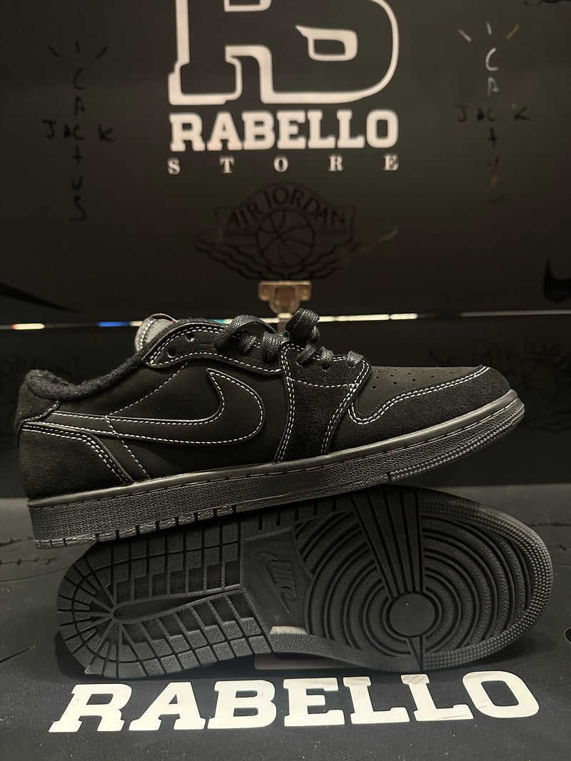 Tênis Nike Air Jordan 1 Low OG X Travis Scott “Black Phantom” - Pronta Entrega