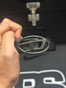 Cinto Feminino Diesel Black/Pink Fivela Preta 90 CM  - Pronta Entrega