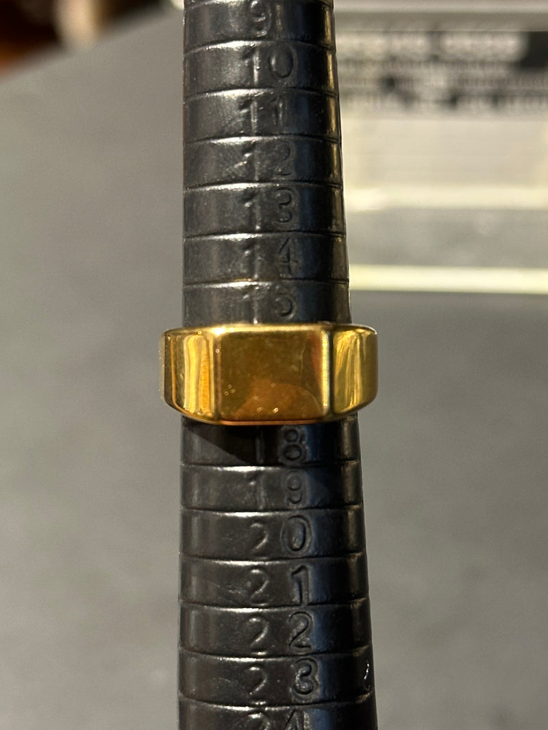 Anel Aço Inoxidável Dourado 16 CM - Pronta Entrega