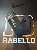 Meia Nike Sport Cano Alto Preto - Pronta Entrega