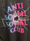 Camisa Anti Social Social Club Preta Break Glass - Pronta Entrega