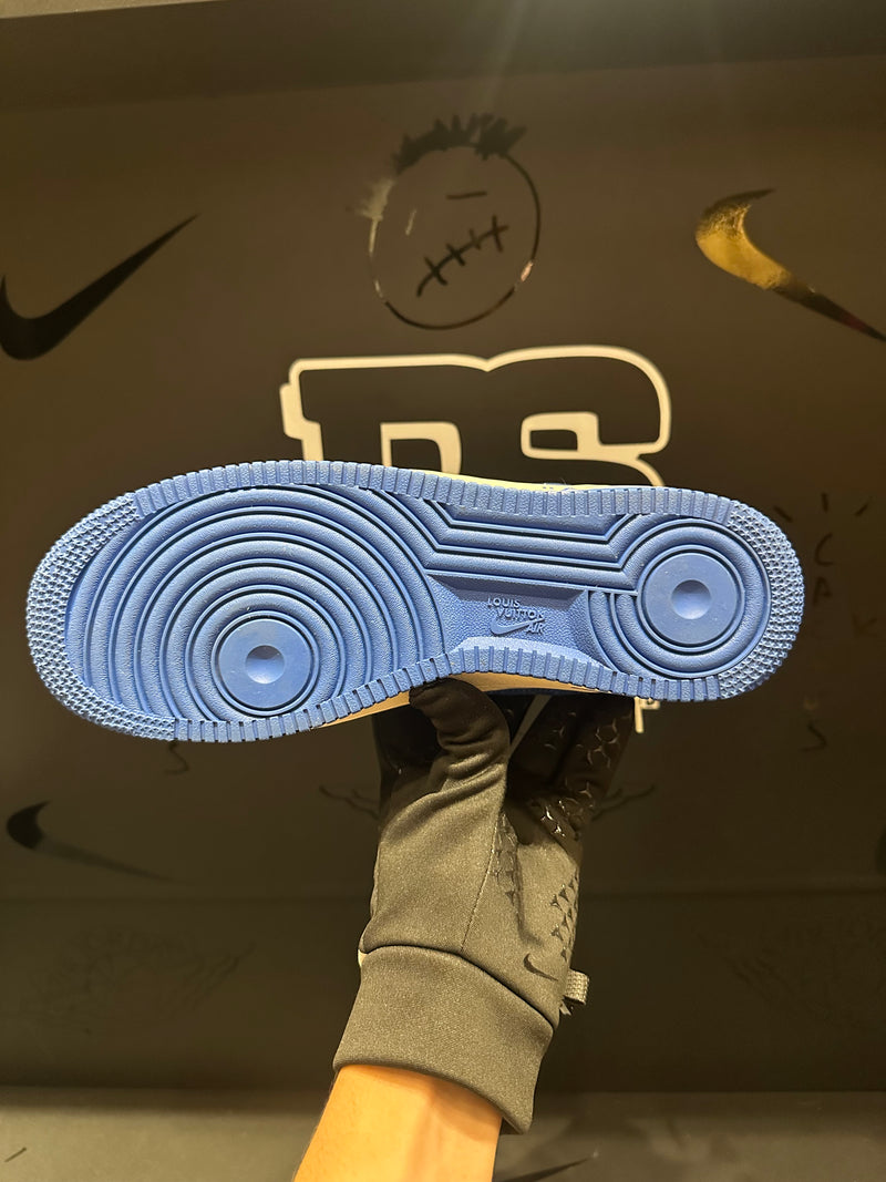 Tênis Nike Air Force 1 Low X Louis Vuitton Blue - Pronta Entrega